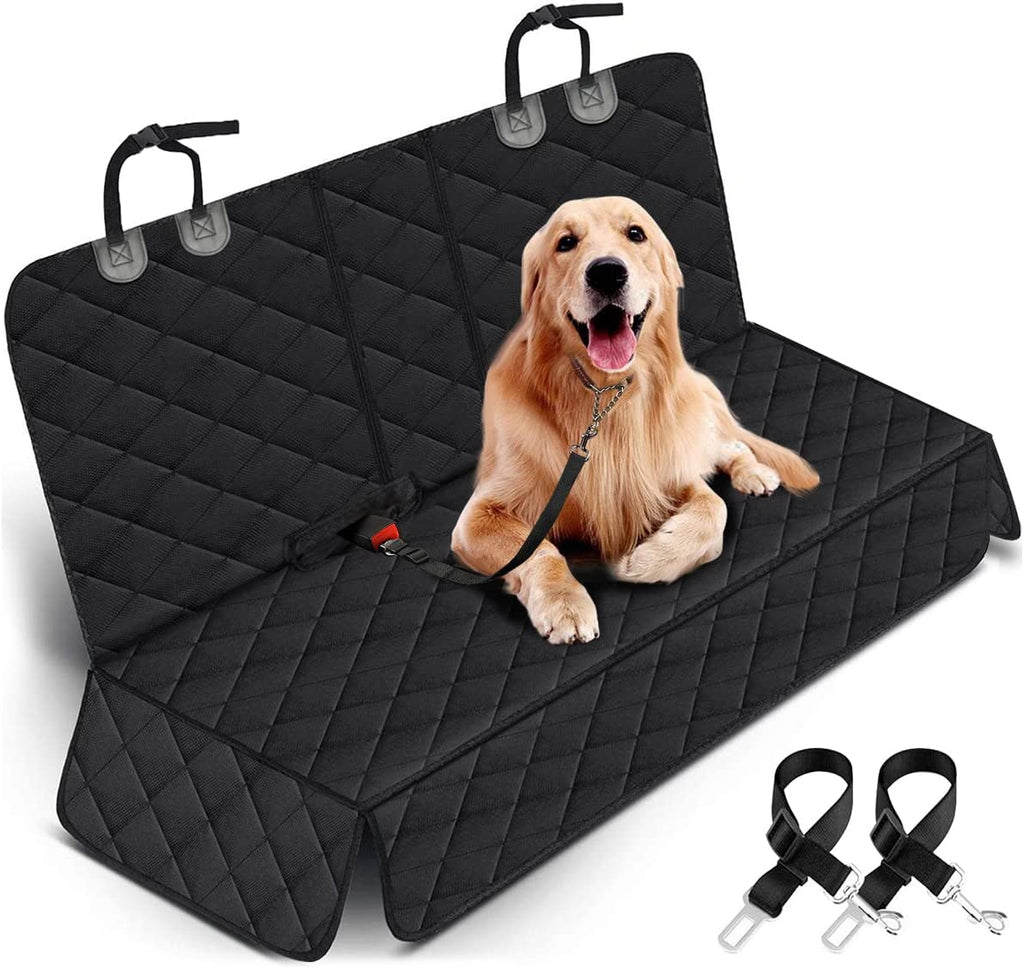 Waterproof dog car seat cover in back seat