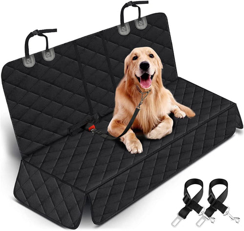 Waterproof dog car seat cover in back seat